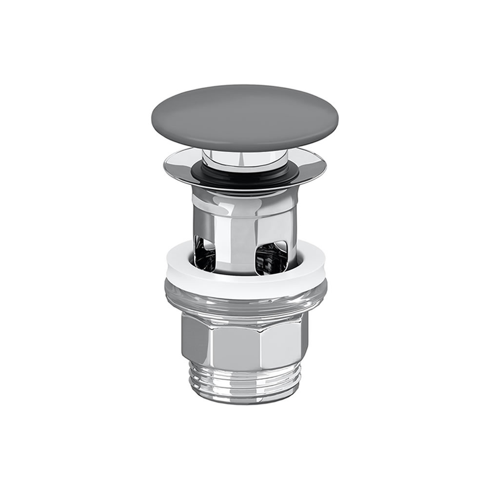 Cutout image of Villeroy & Boch Graphite Slotted Click-Clack Basin Waste